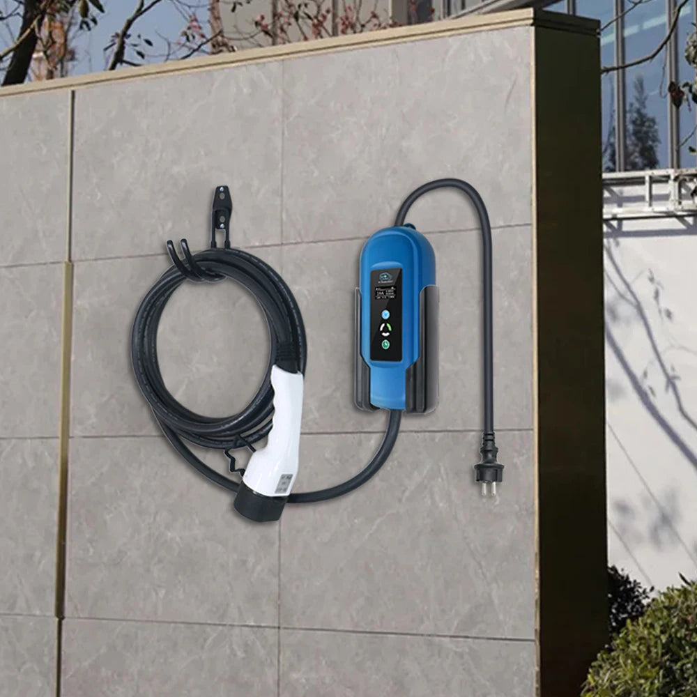 Type 2 EV Charging Plug Holder &amp; Cable Hook