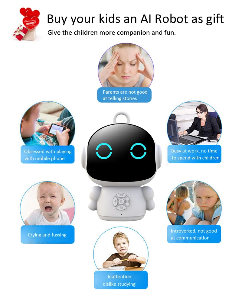 AI Voice Companion Robot with Wi-Fi &amp; Smart Life App
