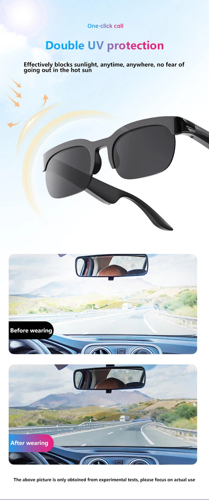 Bluetooth Smart Glasses | Audio &amp; AI Translation Options