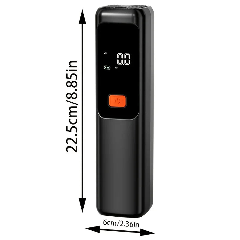 Portable Rechargeable Tire Inflator with LCD Display