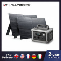 ALLPOWERS Solar Generator | 100W–200W Panel + 600W Power Station 299Wh - SunTweet