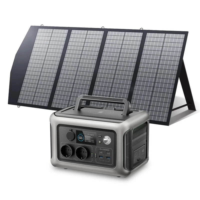 ALLPOWERS Solar Generator | 100W–200W Panel + 600W Power Station 299Wh - SunTweet