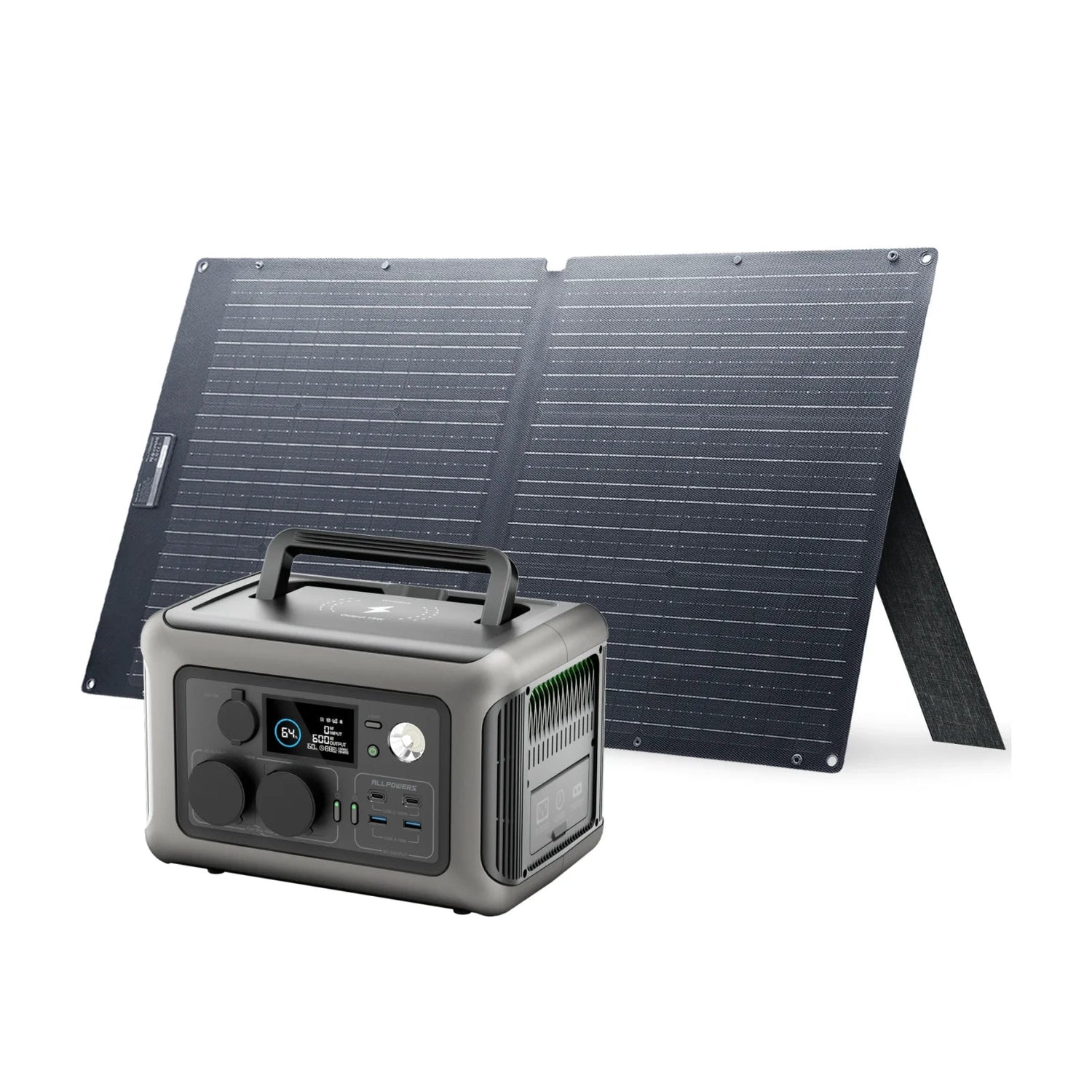 ALLPOWERS Solar Generator | 100W–200W Panel + 600W Power Station 299Wh - SunTweet