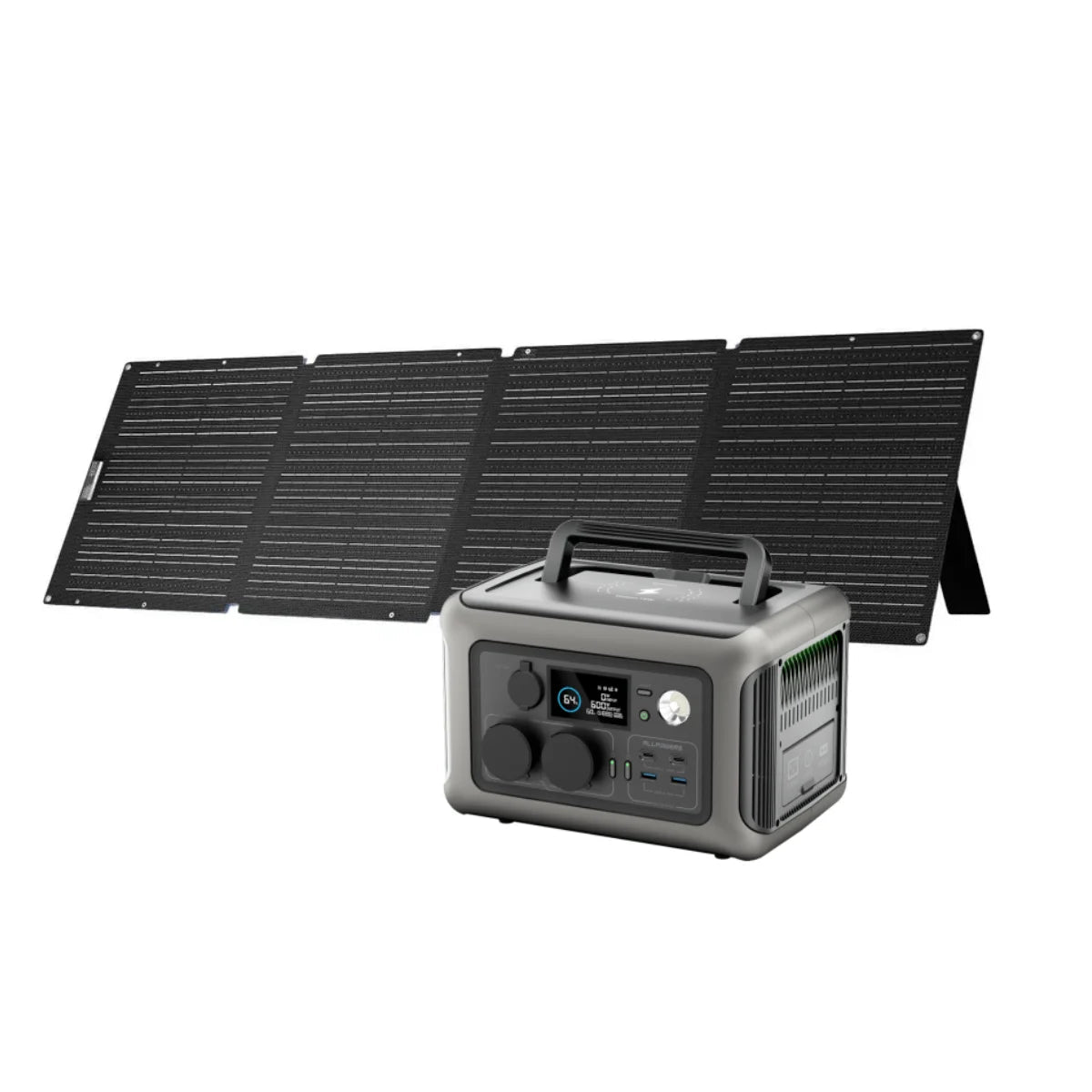 ALLPOWERS Solar Generator | 100W–200W Panel + 600W Power Station 299Wh - SunTweet