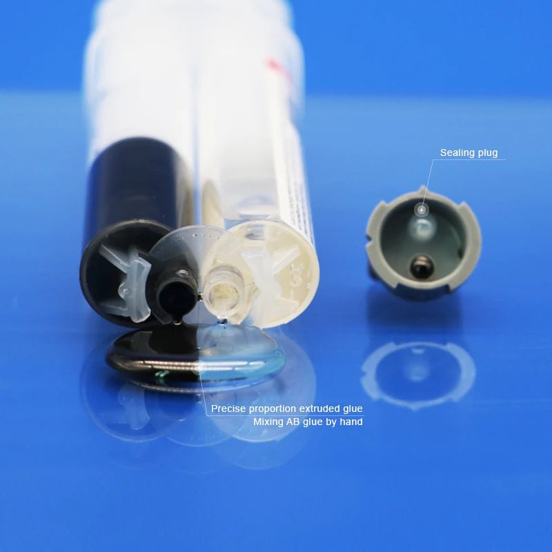 Black 2-Part Epoxy Adhesive for Solar &amp; Metal Repairs, 25 g - SunTweet
