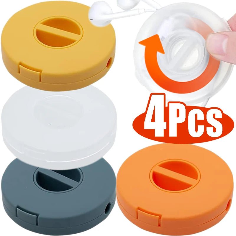 Charger Round Storage Cable Winder Retractable Cables - SunTweet