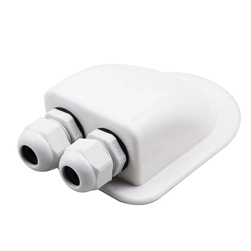 Double Solar Cable Entry Gland Box, Waterproof ABS Roof Mount - SunTweet