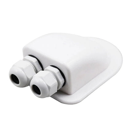 Double Solar Cable Entry Gland Box, Waterproof ABS Roof Mount - SunTweet