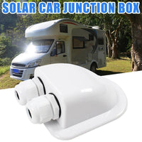 Double Solar Cable Entry Gland Box, Waterproof ABS Roof Mount - SunTweet