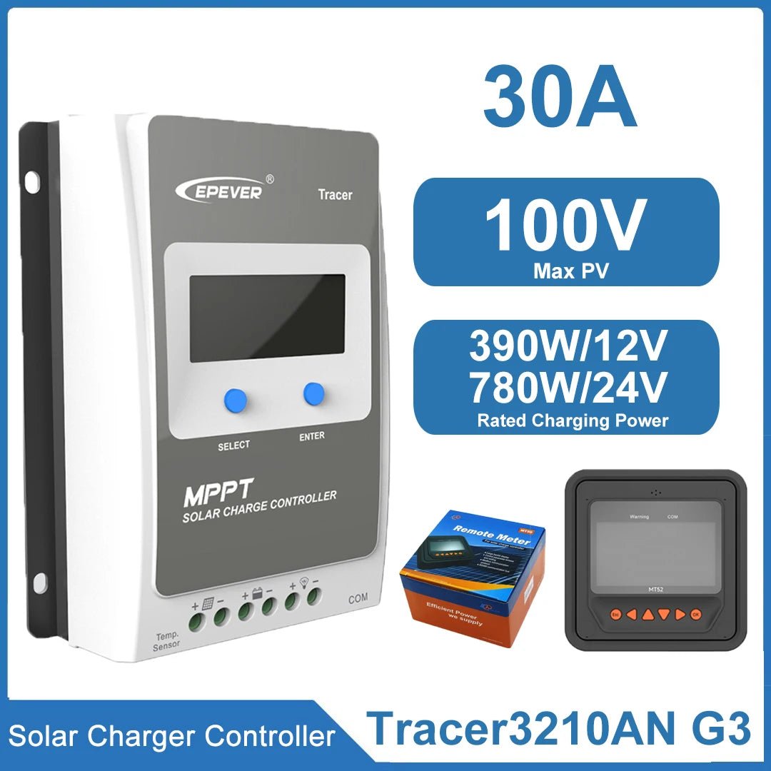 EPEVER Tracer3210AN G3 30A MPPT Solar Charge Controller - SunTweet
