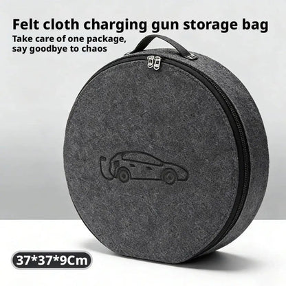 EV Charging Cable Storage Bag – Square &amp; Round - SunTweet