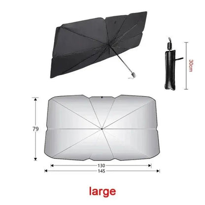 Foldable Windshield Sunshade Umbrella – Large &amp; Small - SunTweet