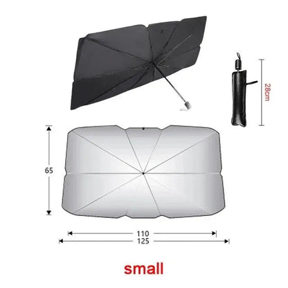 Foldable Windshield Sunshade Umbrella – Large &amp; Small - SunTweet