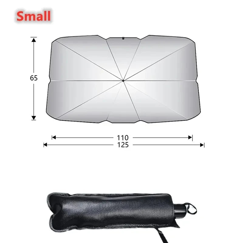 Foldable Windshield Sunshade Umbrella – Large &amp; Small - SunTweet