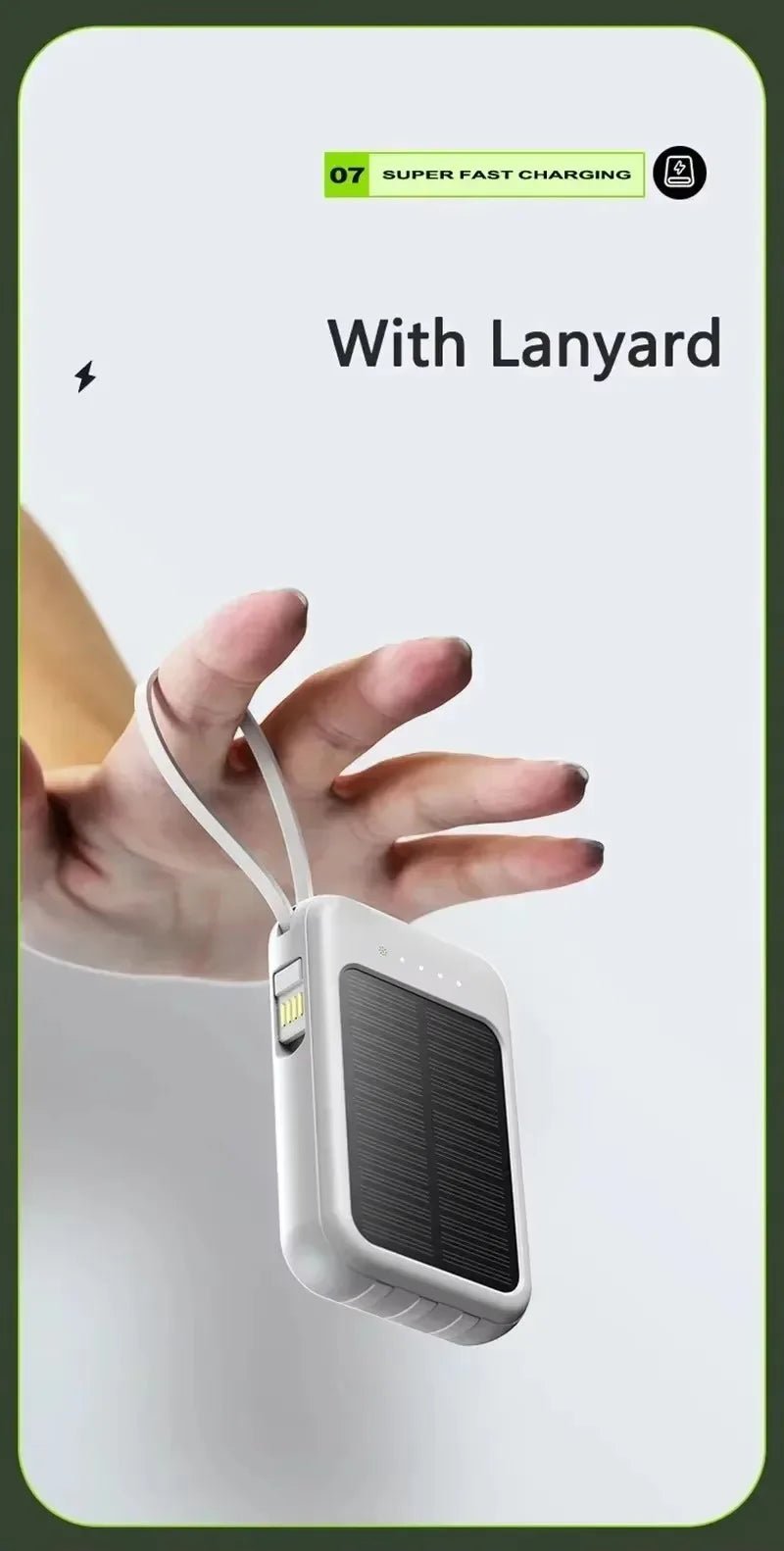 Lenovo Solar Power Bank 50,000mAh - SunTweet
