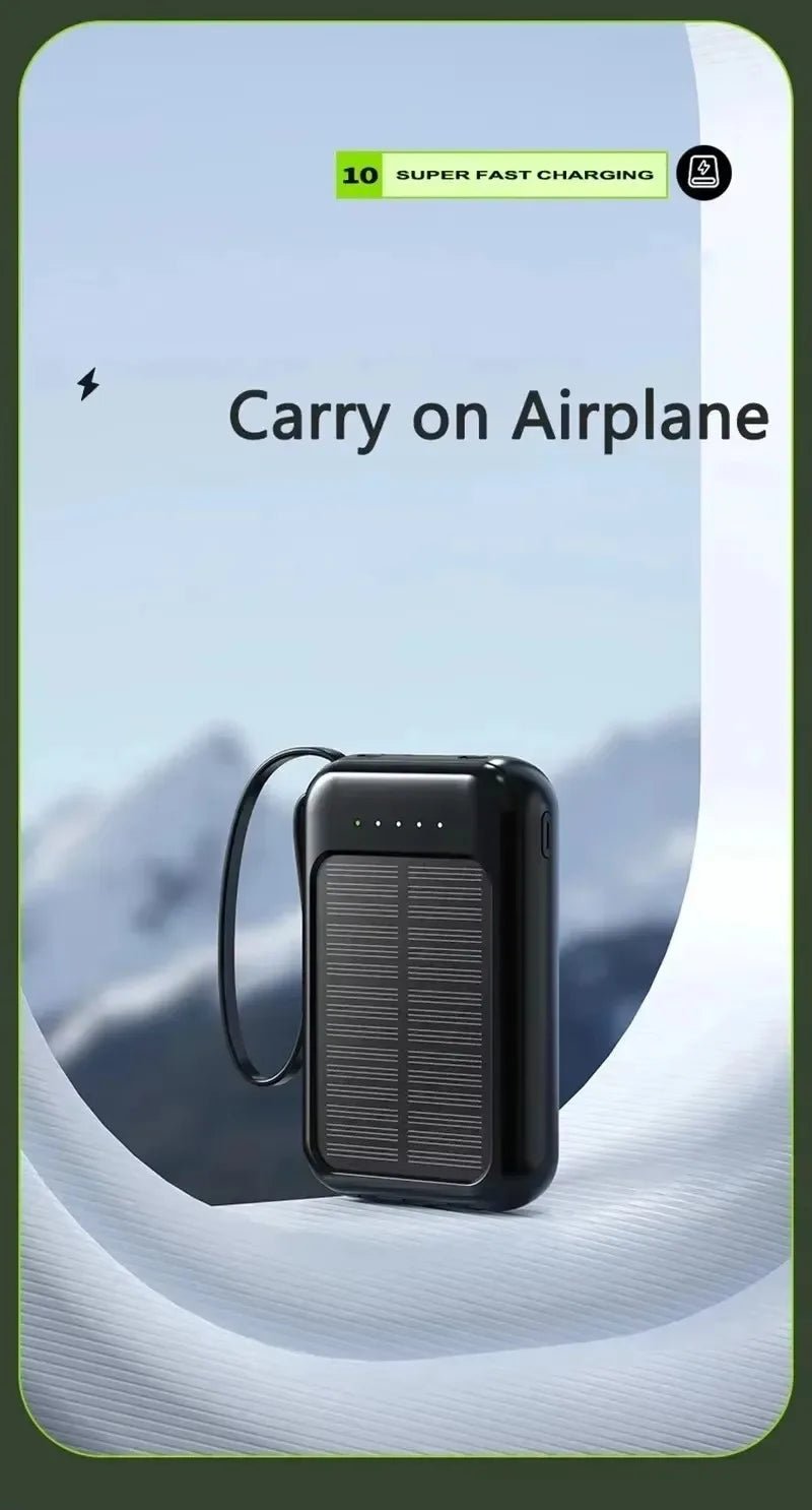 Lenovo Solar Power Bank 50,000mAh - SunTweet