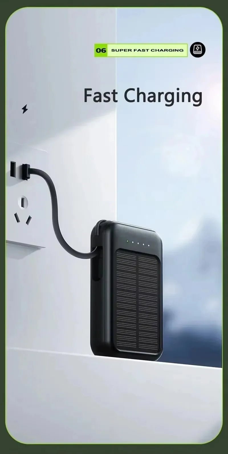 Lenovo Solar Power Bank 50,000mAh - SunTweet