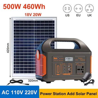 Portable Power Station Solar Generator for Camping - SunTweet