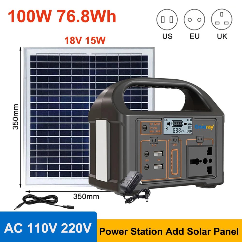 Portable Power Station Solar Generator for Camping - SunTweet