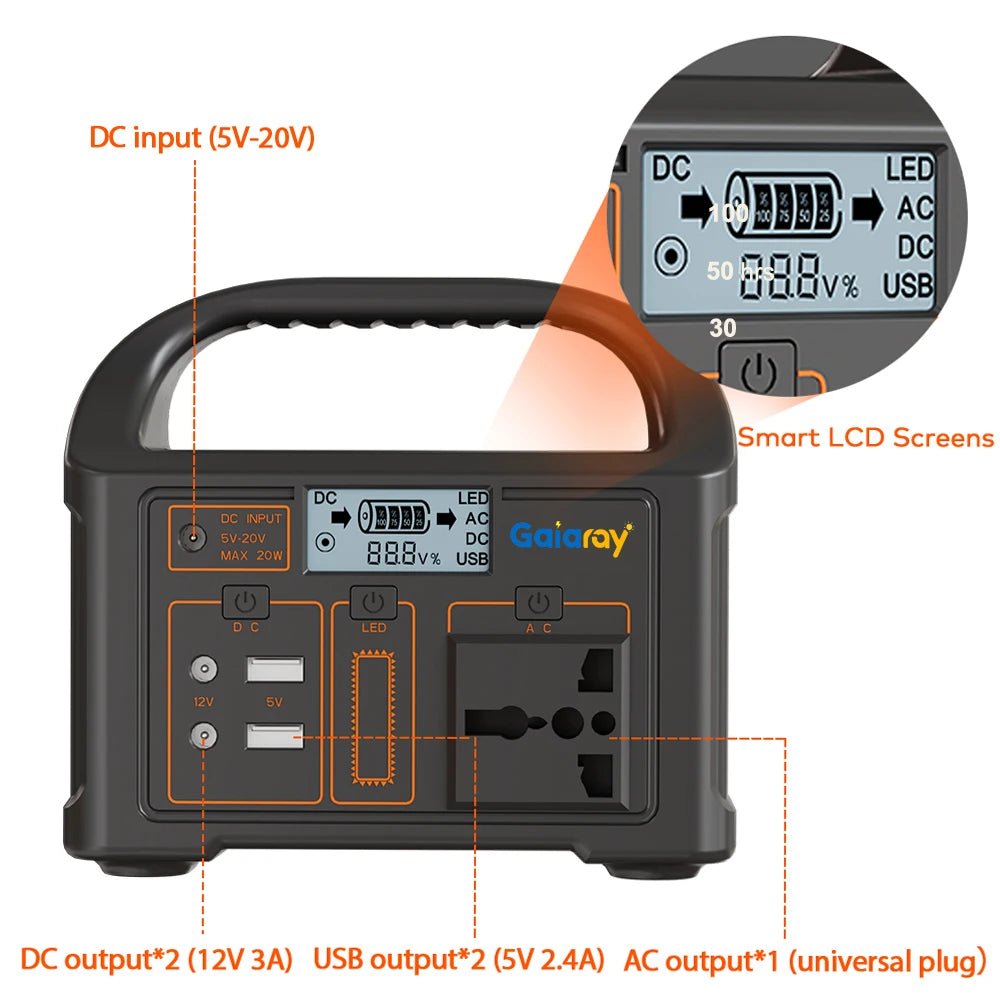 Portable Power Station Solar Generator for Camping - SunTweet