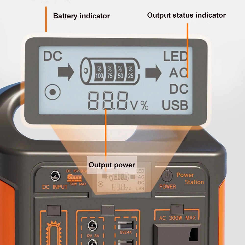 Portable Power Station Solar Generator for Camping - SunTweet