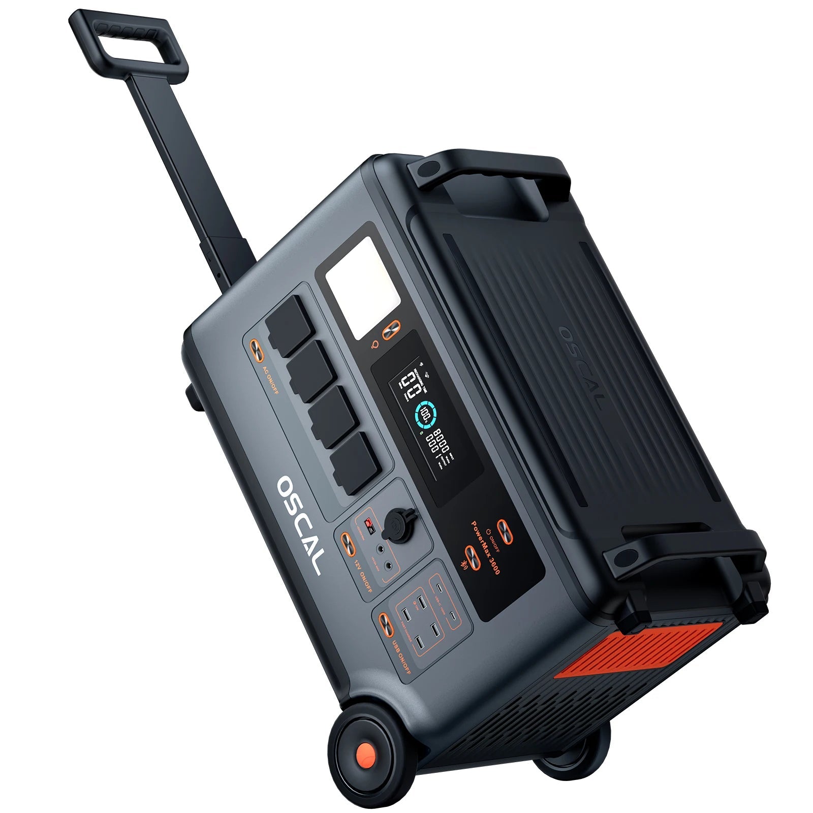 PowerMax 3600 Portable Power Station | 3600Wh LFP Solar Generator with UPS - SunTweet
