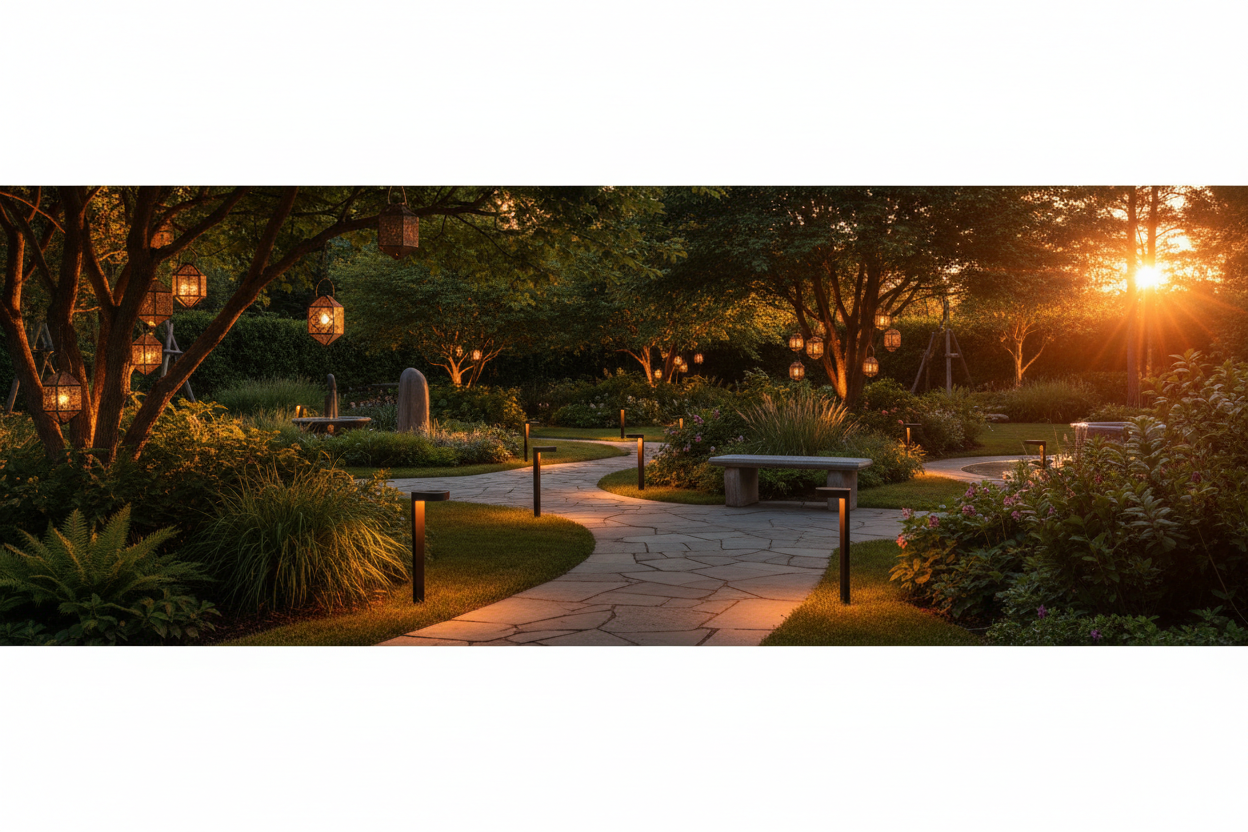 Premium Solar Garden Banner