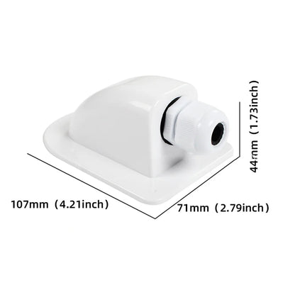 Single/Double-Hole Solar Cable Entry Gland Box, RV &amp; Roof Mount - SunTweet