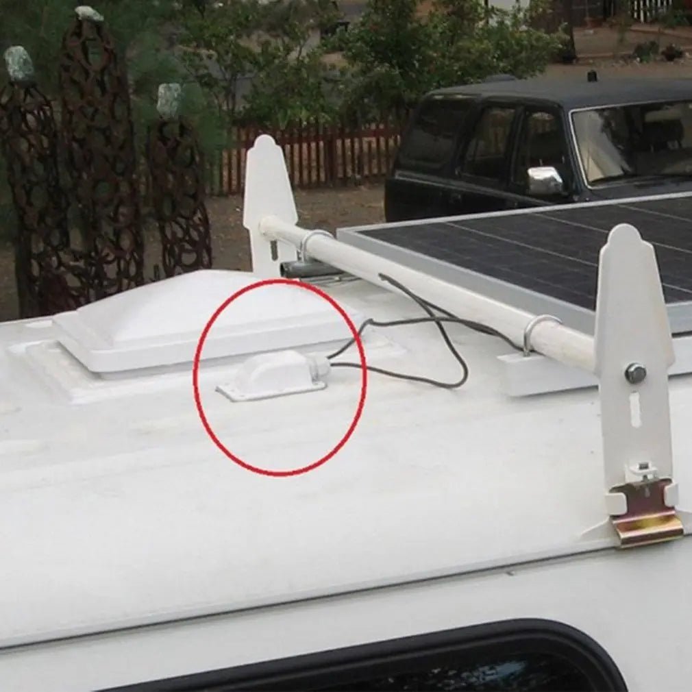 Single/Double-Hole Solar Cable Entry Gland Box, RV &amp; Roof Mount - SunTweet