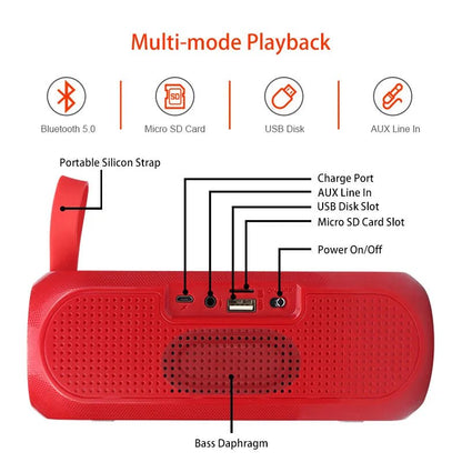 Solar FM Radio &amp; Bluetooth Speaker | Portable Outdoor Wireless Speaker with MP3 - SunTweet