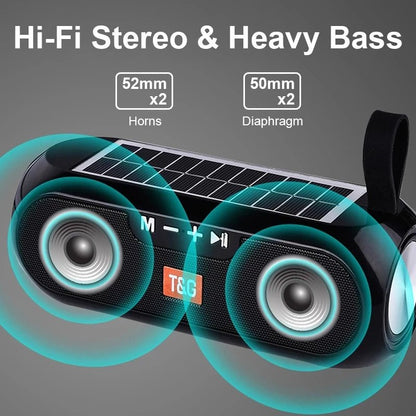 Solar FM Radio &amp; Bluetooth Speaker | Portable Outdoor Wireless Speaker with MP3 - SunTweet
