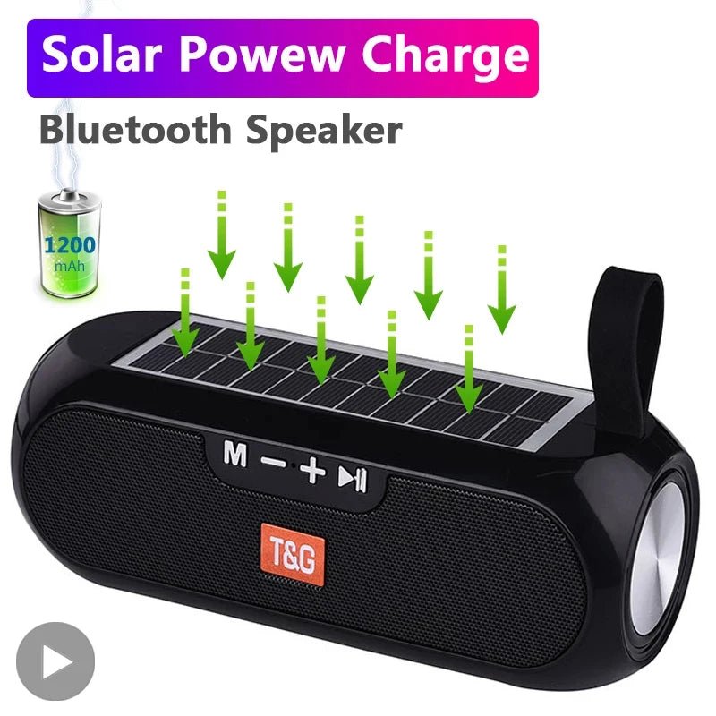 Solar FM Radio & Bluetooth Speaker | Portable Outdoor Wireless Speaker with MP3 - SunTweet