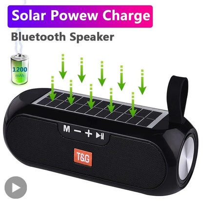 Solar FM Radio &amp; Bluetooth Speaker | Portable Outdoor Wireless Speaker with MP3 - SunTweet