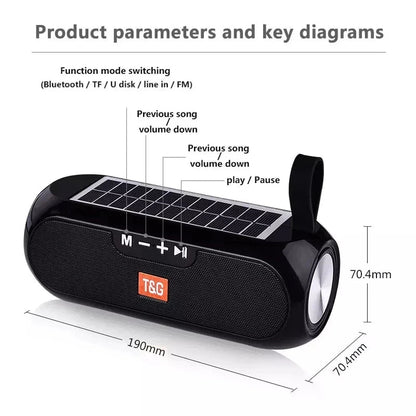 Solar FM Radio &amp; Bluetooth Speaker | Portable Outdoor Wireless Speaker with MP3 - SunTweet