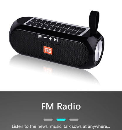 Solar FM Radio &amp; Bluetooth Speaker | Portable Outdoor Wireless Speaker with MP3 - SunTweet
