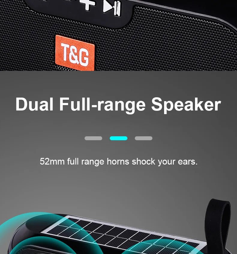 Solar FM Radio &amp; Bluetooth Speaker | Portable Outdoor Wireless Speaker with MP3 - SunTweet