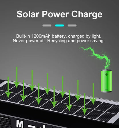 Solar FM Radio &amp; Bluetooth Speaker | Portable Outdoor Wireless Speaker with MP3 - SunTweet
