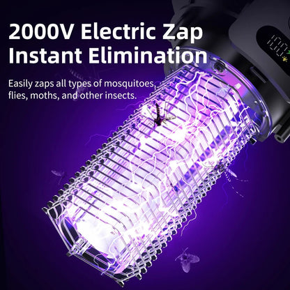 Solar Garden Fly Zapper | Mosquito Killer Lamp with Insect Trap - SunTweet