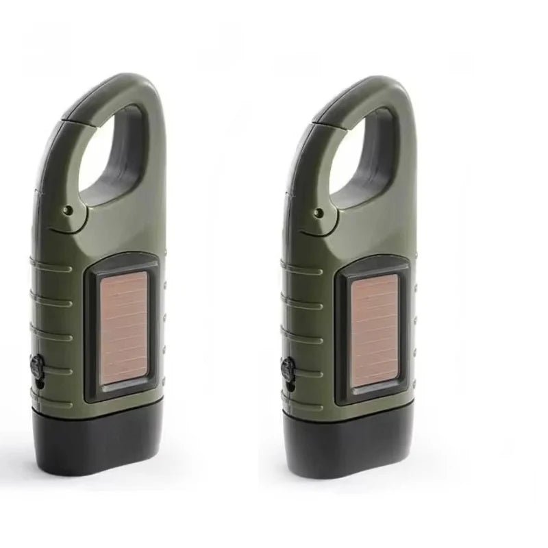 Solar Hand Crank LED Flashlight | Emergency Torch for Camping &amp; Outdoor - SunTweet
