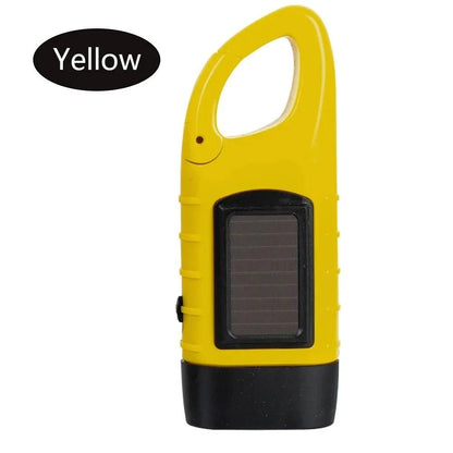 Solar Hand Crank LED Flashlight | Emergency Torch for Camping &amp; Outdoor - SunTweet