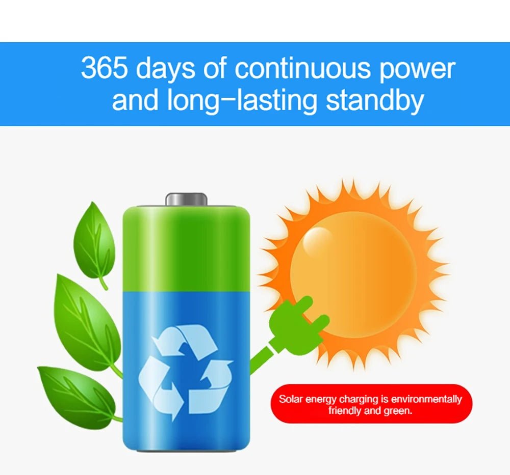 Solar Infrared Burglar Alarm | Outdoor Motion Sensor Strobe Siren Security System - SunTweet