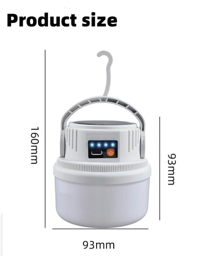Solar LED Camping Lantern | Portable Hanging Bulb Light for Outdoor &amp; Emergency - SunTweet