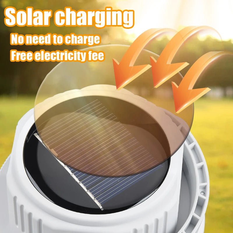 Solar LED Camping Lantern | Portable Hanging Bulb Light for Outdoor &amp; Emergency - SunTweet