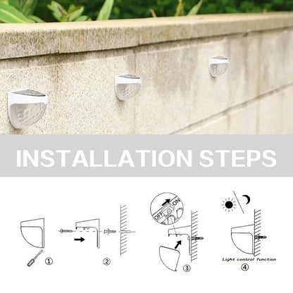 Solar LED Fence Wall Lights - SunTweet