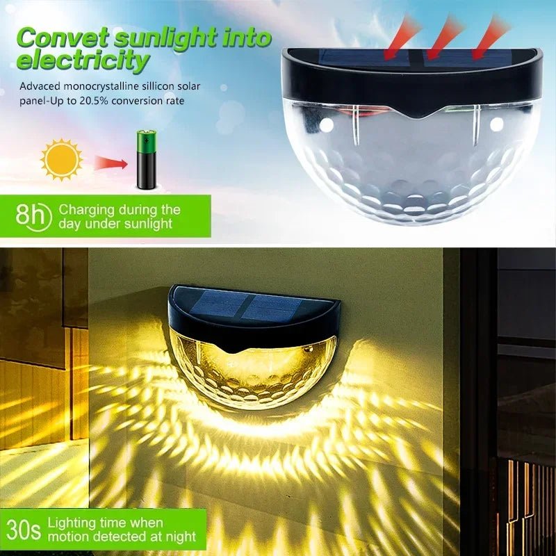 Solar LED Fence Wall Lights - SunTweet