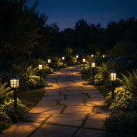 Solar LED Pathway Lights | Waterproof Garden & Driveway Stake Lights - SunTweet