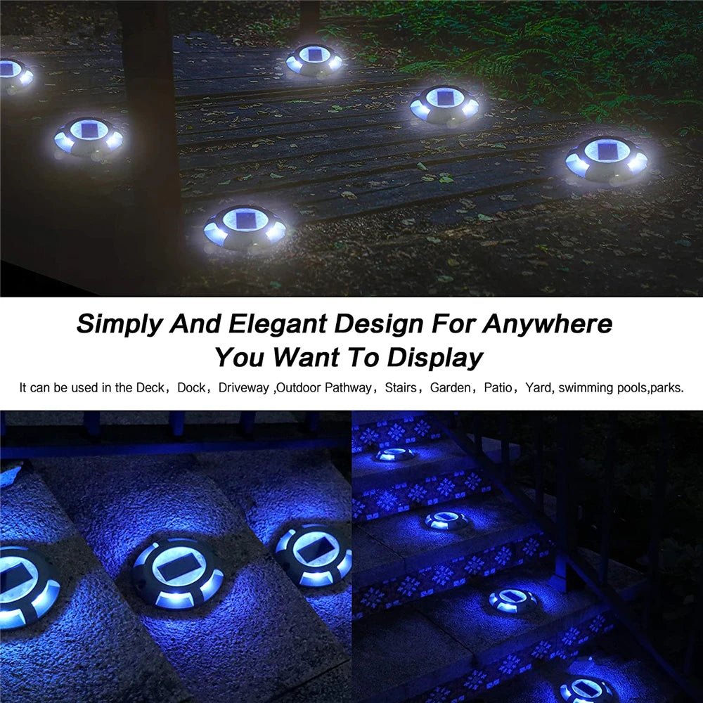 Solar Lights Waterproof Ground Lamp Driveway - SunTweet