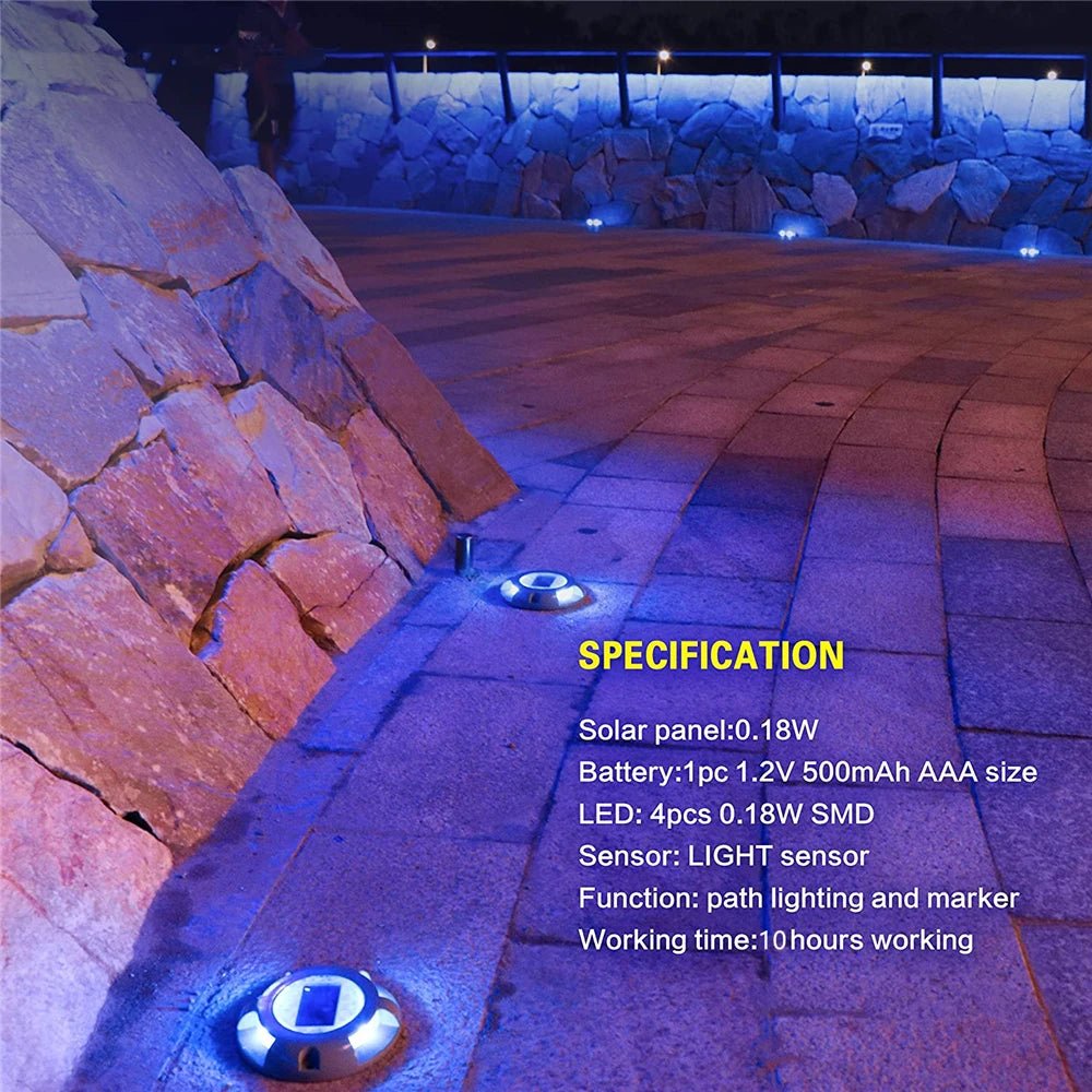 Solar Lights Waterproof Ground Lamp Driveway - SunTweet