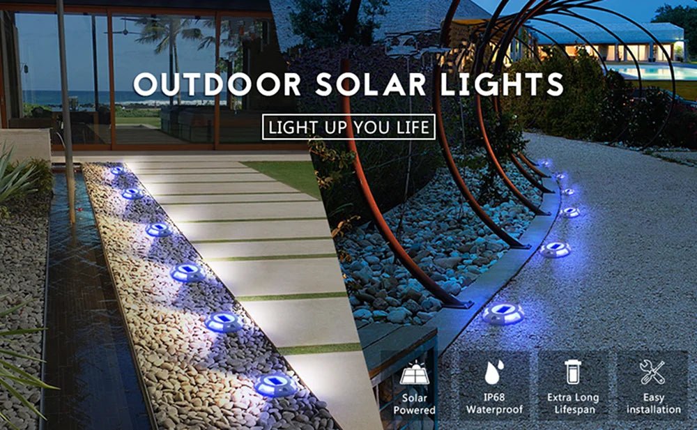 Solar Lights Waterproof Ground Lamp Driveway - SunTweet