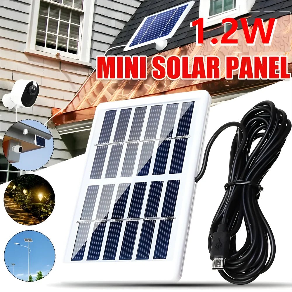 Solar Panel 1.2W 6V Mini USB Monocrystalline Solar Panel - SunTweet